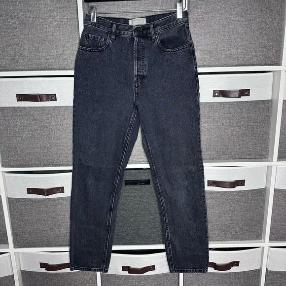 Everlane The 90’s Cheeky Jeans Black Wash Size 25 - Picture 3 of 11